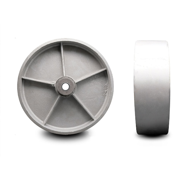 SCC-12" Semi Steel Cast Iron Wheel Only w/Roller Bearing -3/4" Bore-2500 lb Cpty